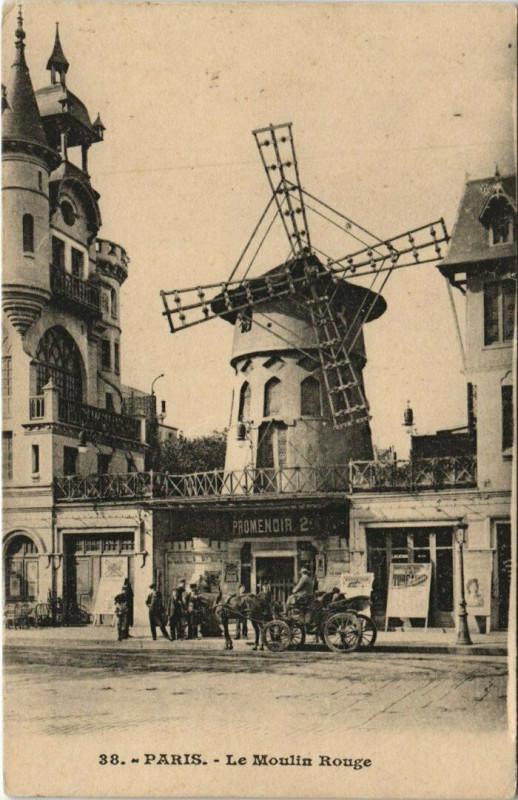 Carte postale ancienne Paris 9e - Le Moulin Rouge à Paris