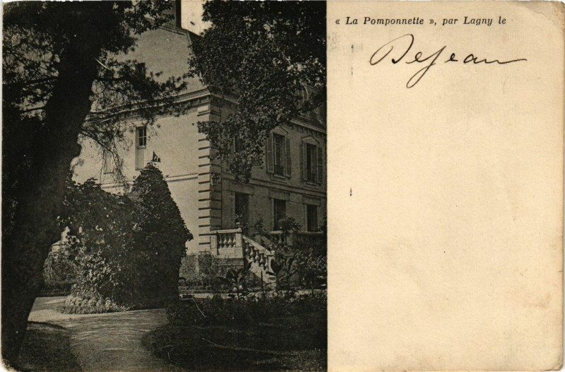Carte postale ancienne La Pomponette - par Lagny