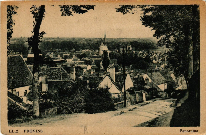 Carte postale ancienne Provins - Panorama à Provins