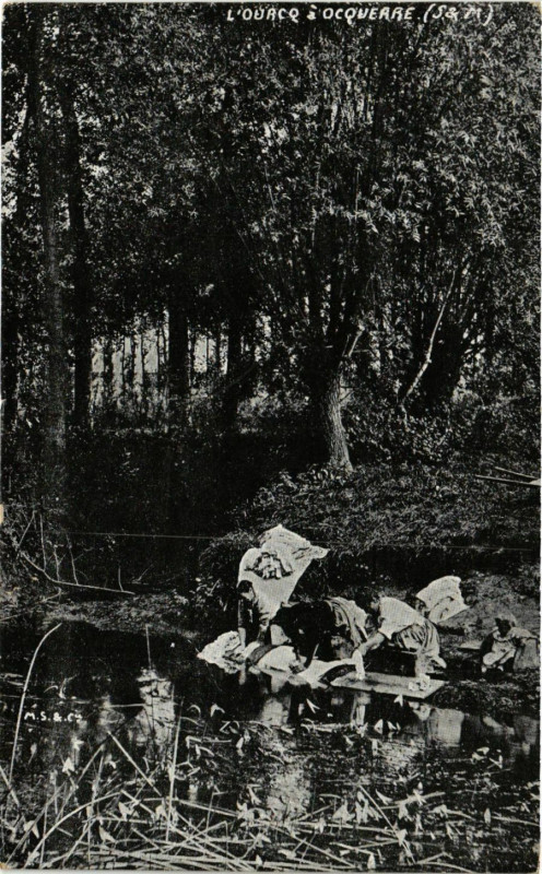 Carte postale ancienne L'Ourco a Ocquerre à Ocquerre
