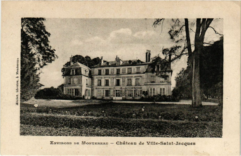 Carte postale ancienne Ville-Saint-Jacques - Chateau de Ville-Saint-Jacques à Ville-Saint-Jacques