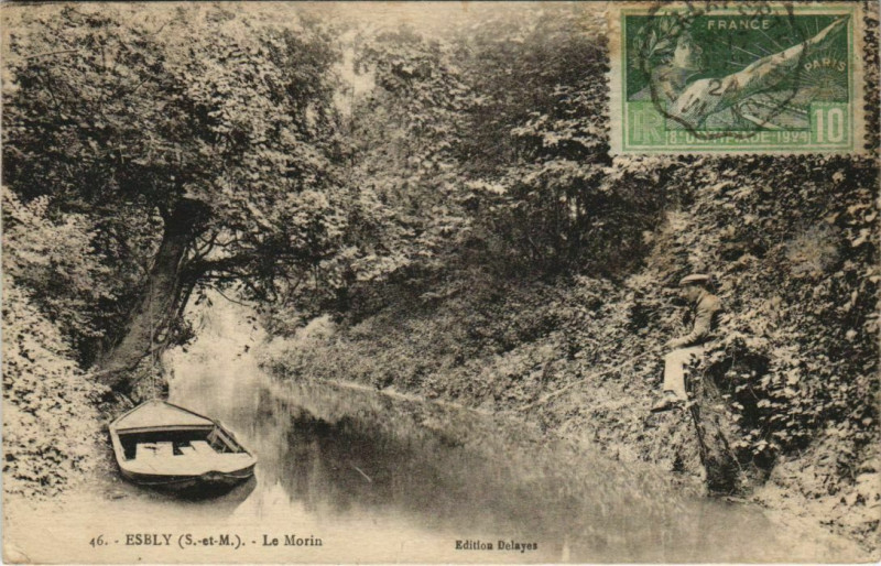 Carte postale ancienne Esbly Le Morin France à Esbly