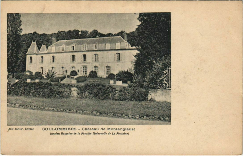 Carte postale ancienne Coulommiers Chateau de Montanglaust France à Coulommiers