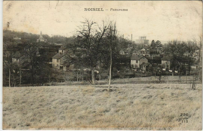 Carte postale ancienne Noisiel - Panorama à Torcy