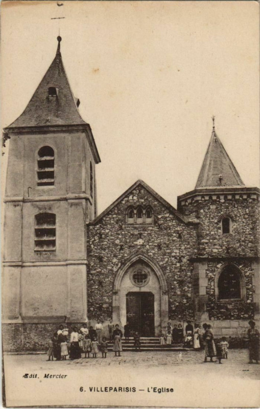 Carte postale ancienne Villeparisis L'Eglise France à Villeparisis
