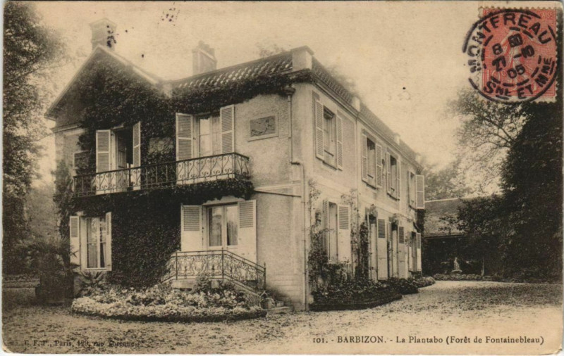 Carte postale ancienne Barbizon La Plantabo France à Barbizon
