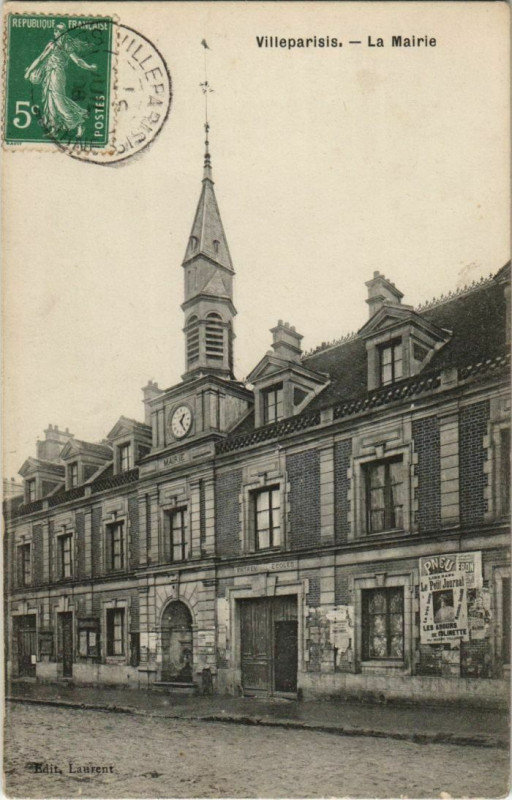 Carte postale ancienne Villeparisis La Mairie France à Villeparisis