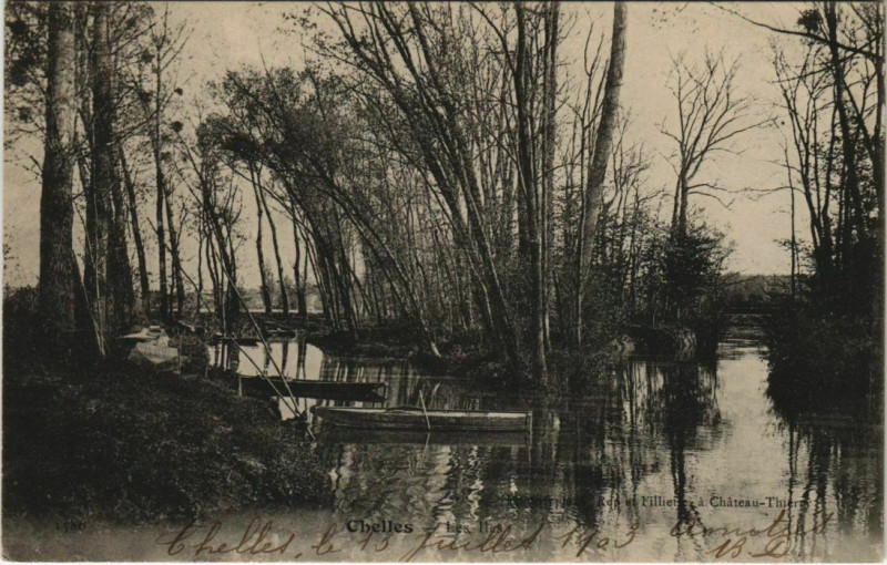 Carte postale ancienne Chelles Les Iles France à Chelles