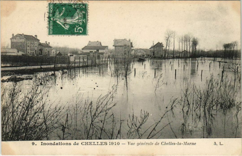 Carte postale ancienne Chelles Vue Generale France à Chelles