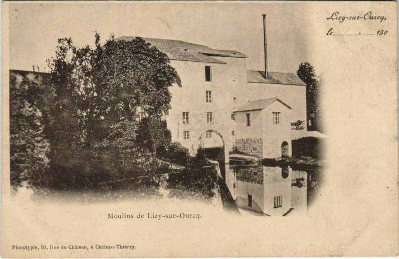 Carte postale ancienne Lizy sur Ourcq Moulins France à Lizy-sur-Ourcq