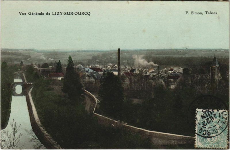 Carte postale ancienne Lizy sur Ourcq Vue Generale France à Lizy-sur-Ourcq