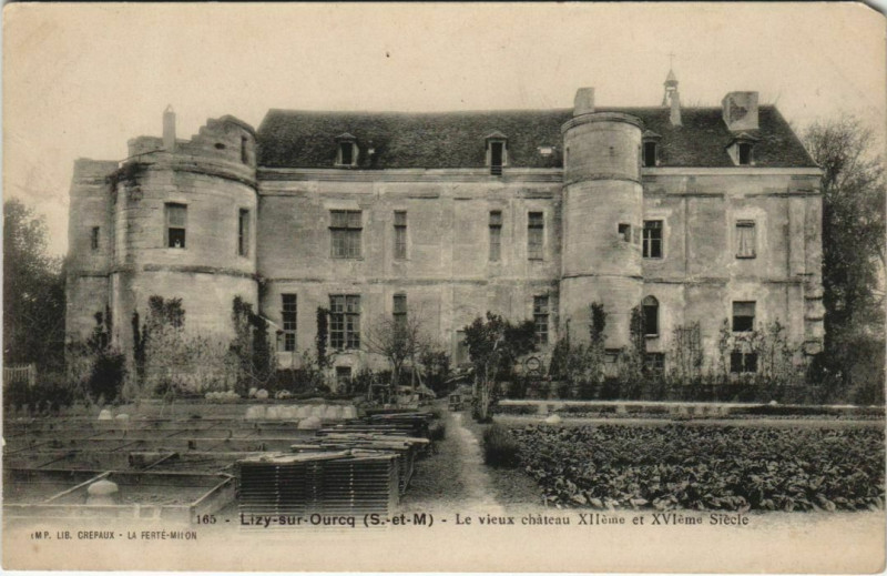 Carte postale ancienne Lizy sur Ourcq Le Vieux Chateau France à Lizy-sur-Ourcq