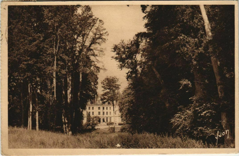 Carte postale ancienne Lagny Chateau de Fontenelle France