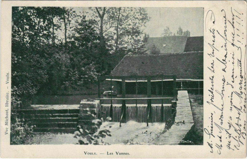 Carte postale ancienne Voulx es Vannes à Voulx