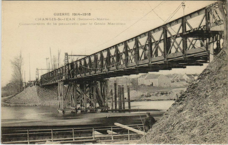 Carte postale ancienne Guerre 19414-1915 Changis-Saint-Jean