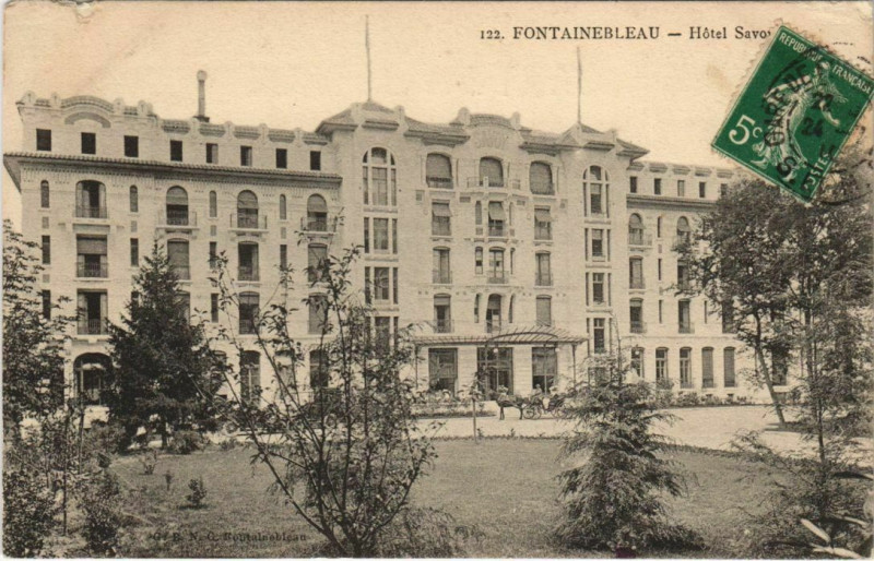 Carte postale ancienne Fontainebleau - Hotel Savo. à Fontainebleau