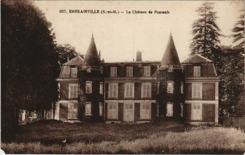 Carte postale ancienne Emerainville - Le Château de Pontault à Pontault-Combault