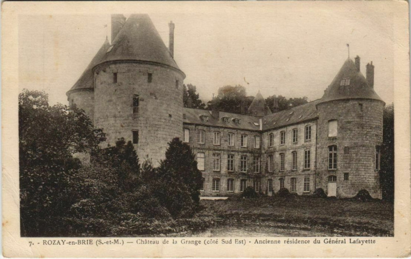 Carte postale ancienne Rozay-en-Brie - Chateau de la Grange à Rozay-en-Brie
