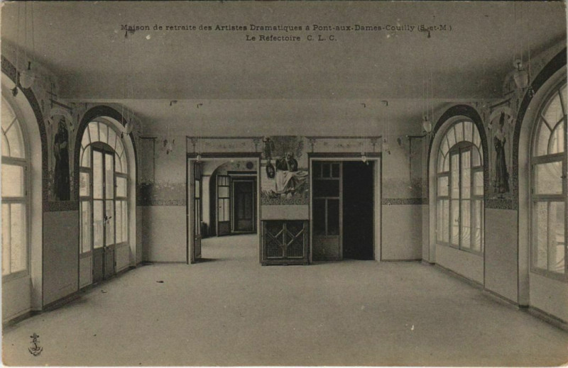 Carte postale ancienne Maison de retraite des Artistes Dramatiques Pont-aux-Dames-Couill