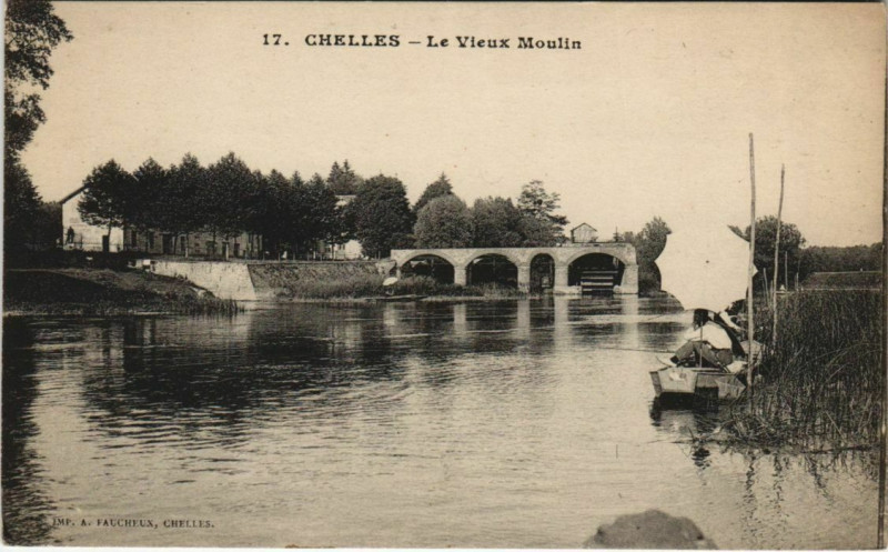 Carte postale ancienne Chelles - Le Vieux Moulin à Chelles