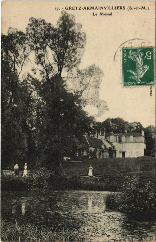 Carte postale ancienne Gretz-Armainvilliers Le Mensil à Gretz-Armainvilliers