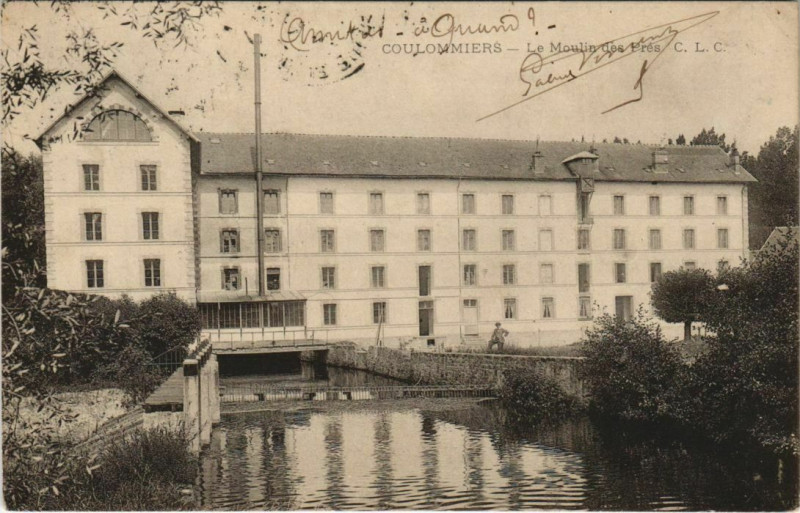 Carte postale ancienne Coulommiers - Le Moulin des Pres à Coulommiers