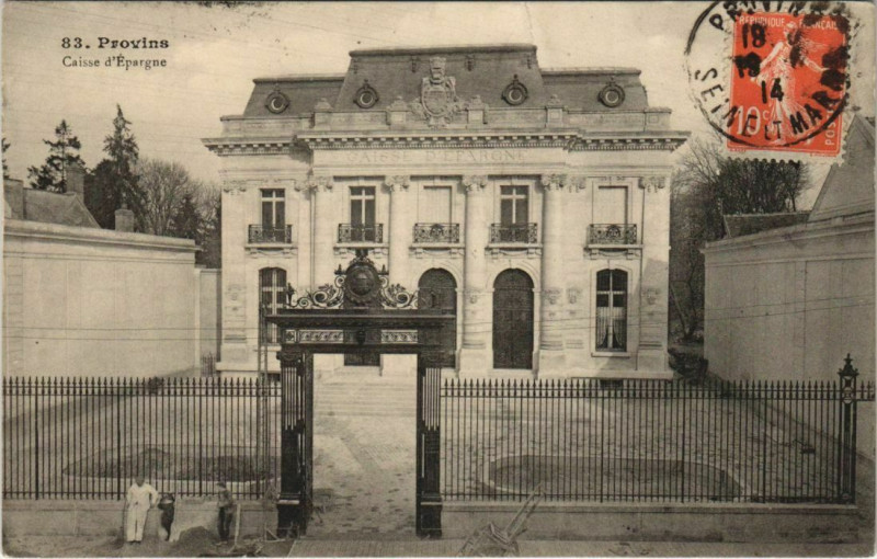 Carte postale ancienne Provins - College à Provins
