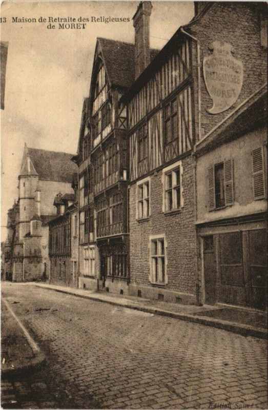 Carte postale ancienne Maison de Retraite des Religieuses de Moret