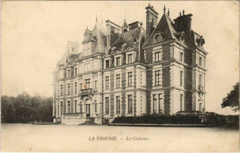 Carte postale ancienne La Trousse - Le Chateau.