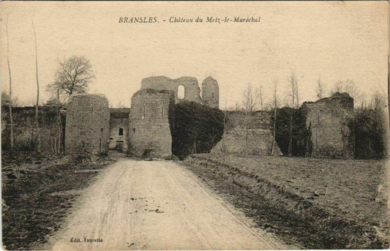 Carte postale ancienne Bransles - Chateau du Metz-le-Marechal à Bransles