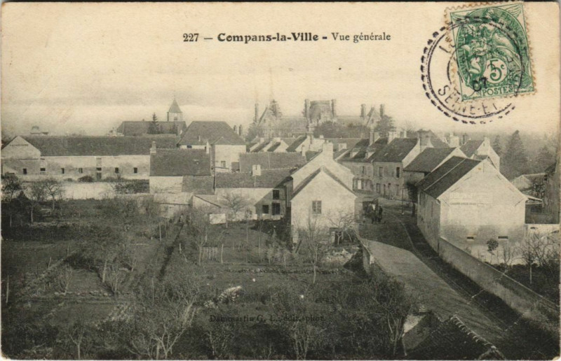 Carte postale ancienne Compans-la-Ville - Vue générale à Compans