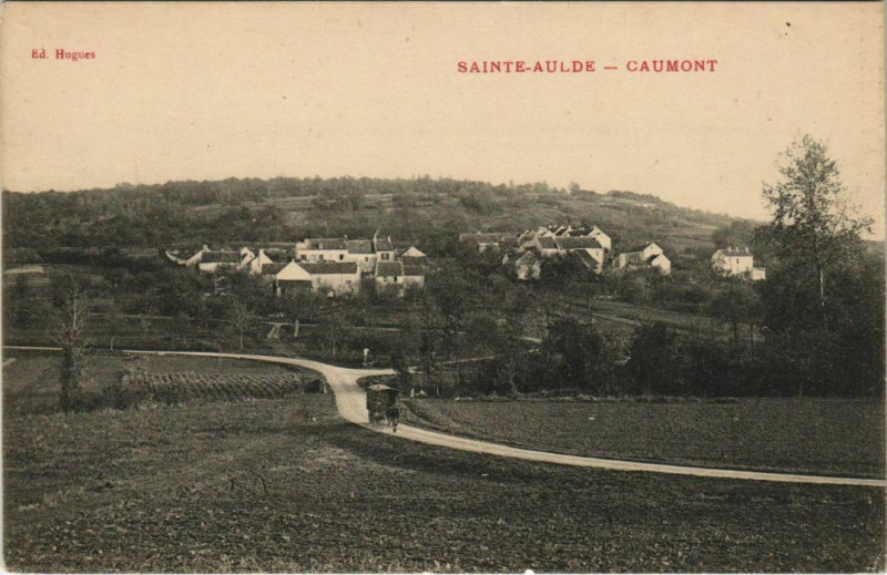 Carte postale ancienne Caumont à Sainte-Aulde