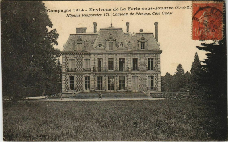 Carte postale ancienne Campagne 1914 - Env. de La Ferte-sous-Jouarre à Jouarre