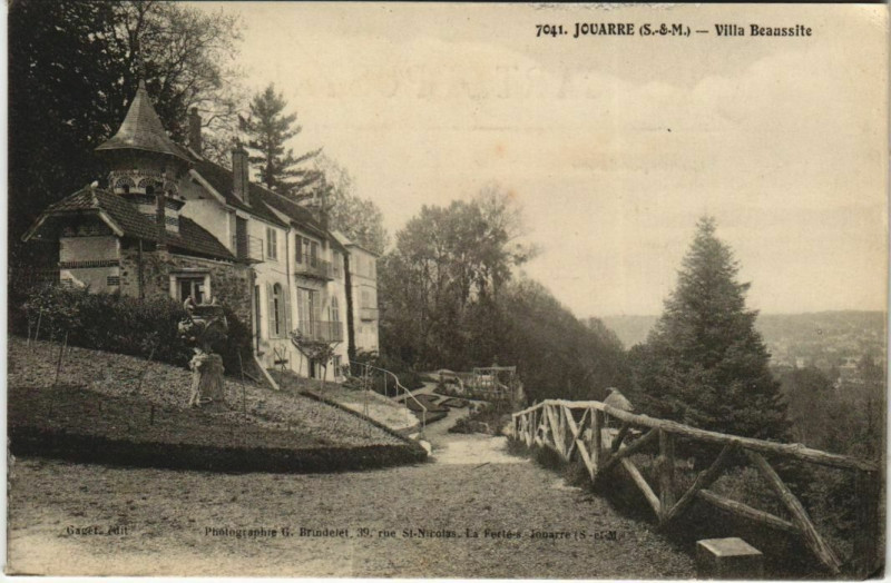 Carte postale ancienne Jouarre - Villa Beaussite à Jouarre
