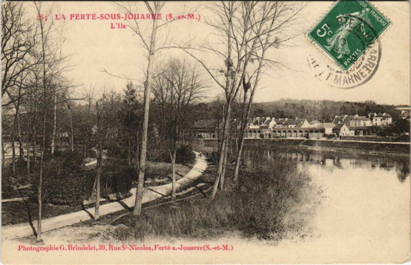 Carte postale ancienne La Ferte-sous-Jouarre L'Ile à Jouarre