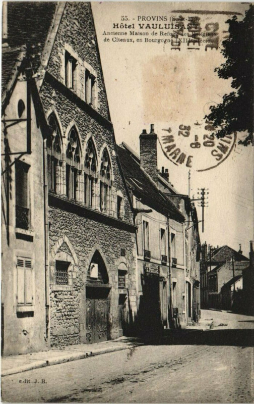 Carte postale ancienne Provins Hotel Vauluisa Nt. à Provins