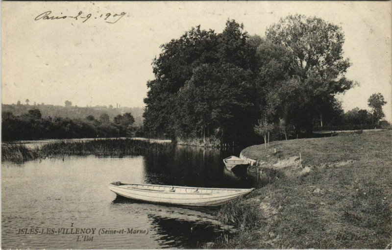 Carte postale ancienne Isles-Les-Villenoy L'llot à Isles-lès-Villenoy