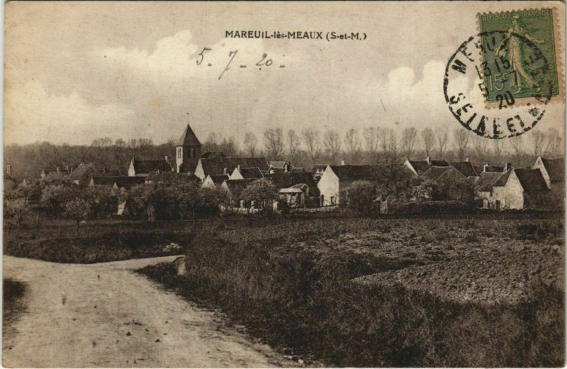 Carte postale ancienne Mareuil-les-Meaux à Mareuil-lès-Meaux