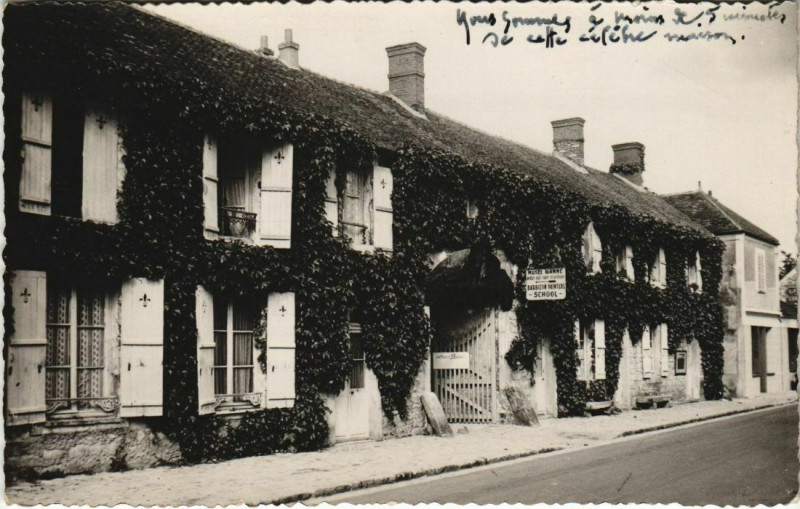 Carte postale ancienne Barbizon Muse Ganne à Barbizon