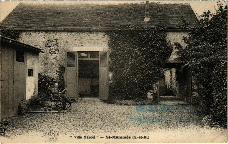 Carte postale ancienne Saint-Mammes Villa Marcel à Saint-Mammès