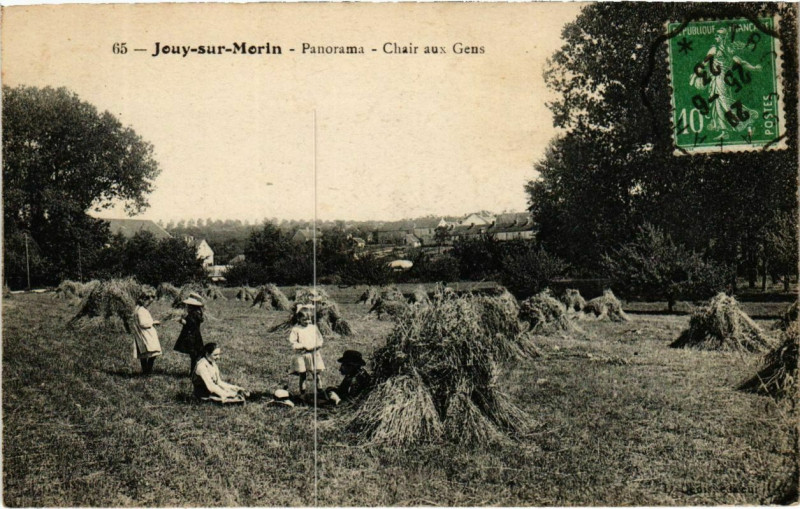 Carte postale ancienne Jouy-sur-Morin - Panorama - Chair aux Gens  à Jouy-sur-Morin