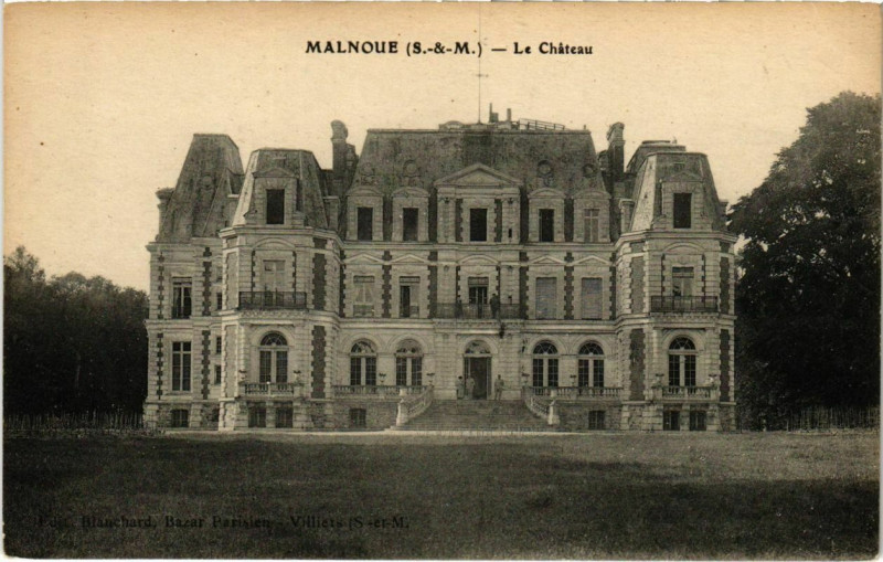 Carte postale ancienne Malnoue - Le Chateau 