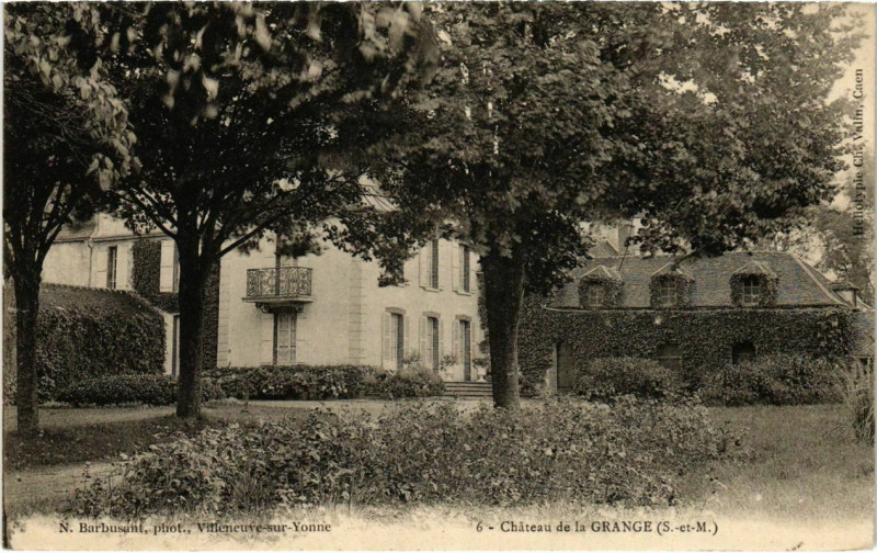 Carte postale ancienne Chateau de la Grange 