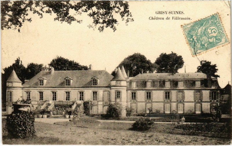 Carte postale ancienne Grisy-Suisnes - Chateau de Villemain  à Grisy-Suisnes