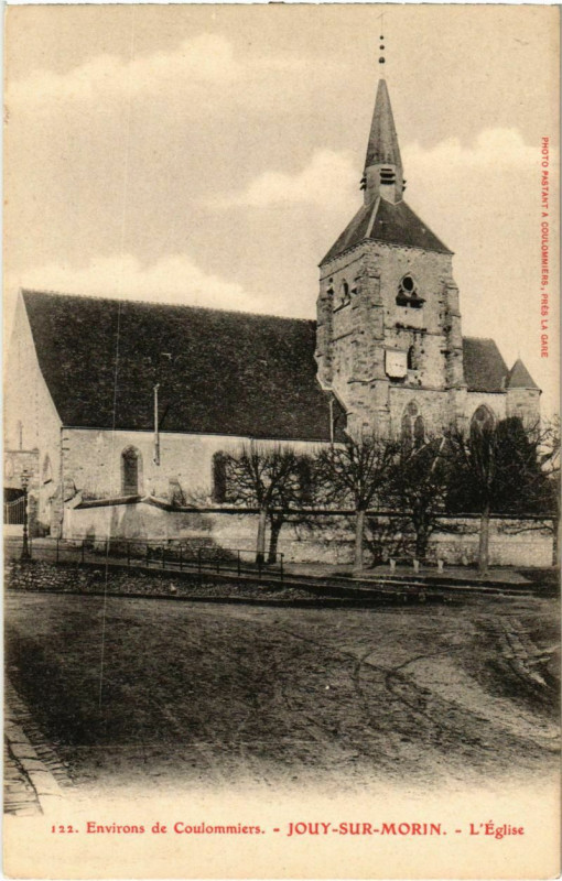 Carte postale ancienne Jouy-sur-Morin - L'Eglise - Environs de Coulommiers  à Jouy-sur-Morin