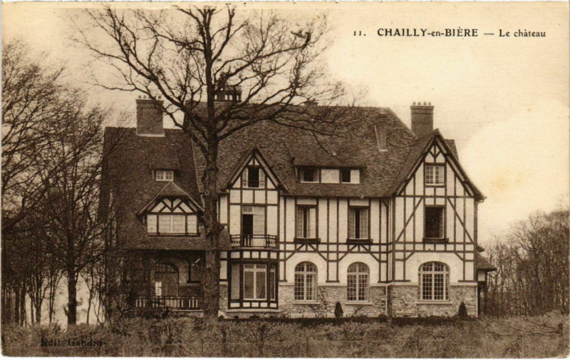 Carte postale ancienne Chailly-en-Brie - Le Chateau  à Chailly-en-Brie