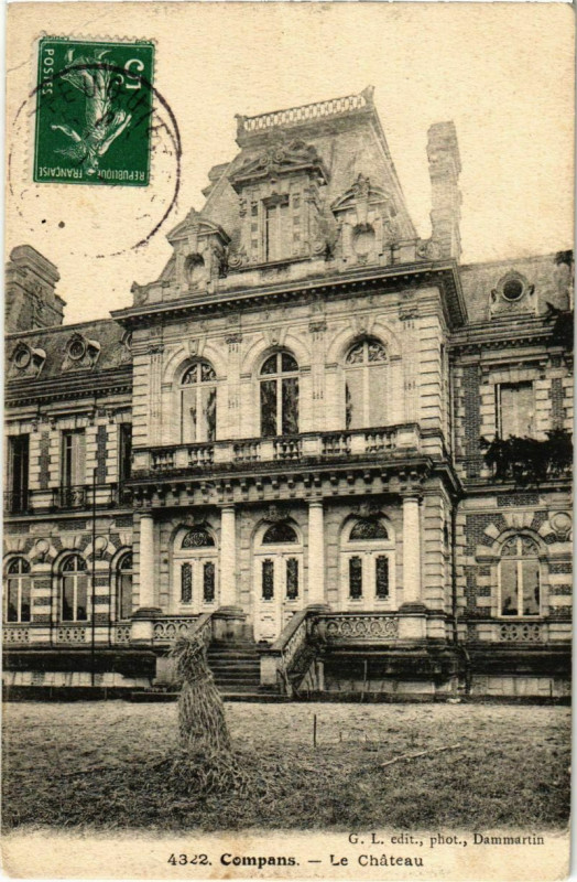 Carte postale ancienne Compans - Le Chateau  à Compans