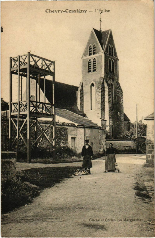 Carte postale ancienne Chevry-Cossigny - L'Eglise  à Chevry-Cossigny
