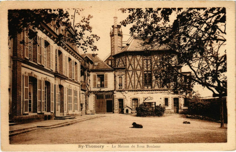 Carte postale ancienne By-Thomery - La Maison de Rosa Bonheur  à Thomery