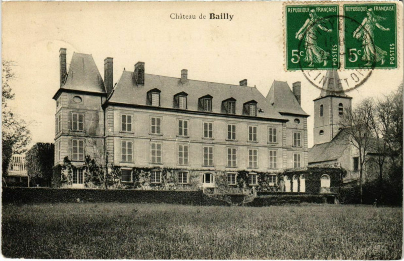 Carte postale ancienne Chateau de Bailly 